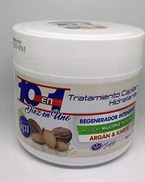 A jar of almond cream on a white background.